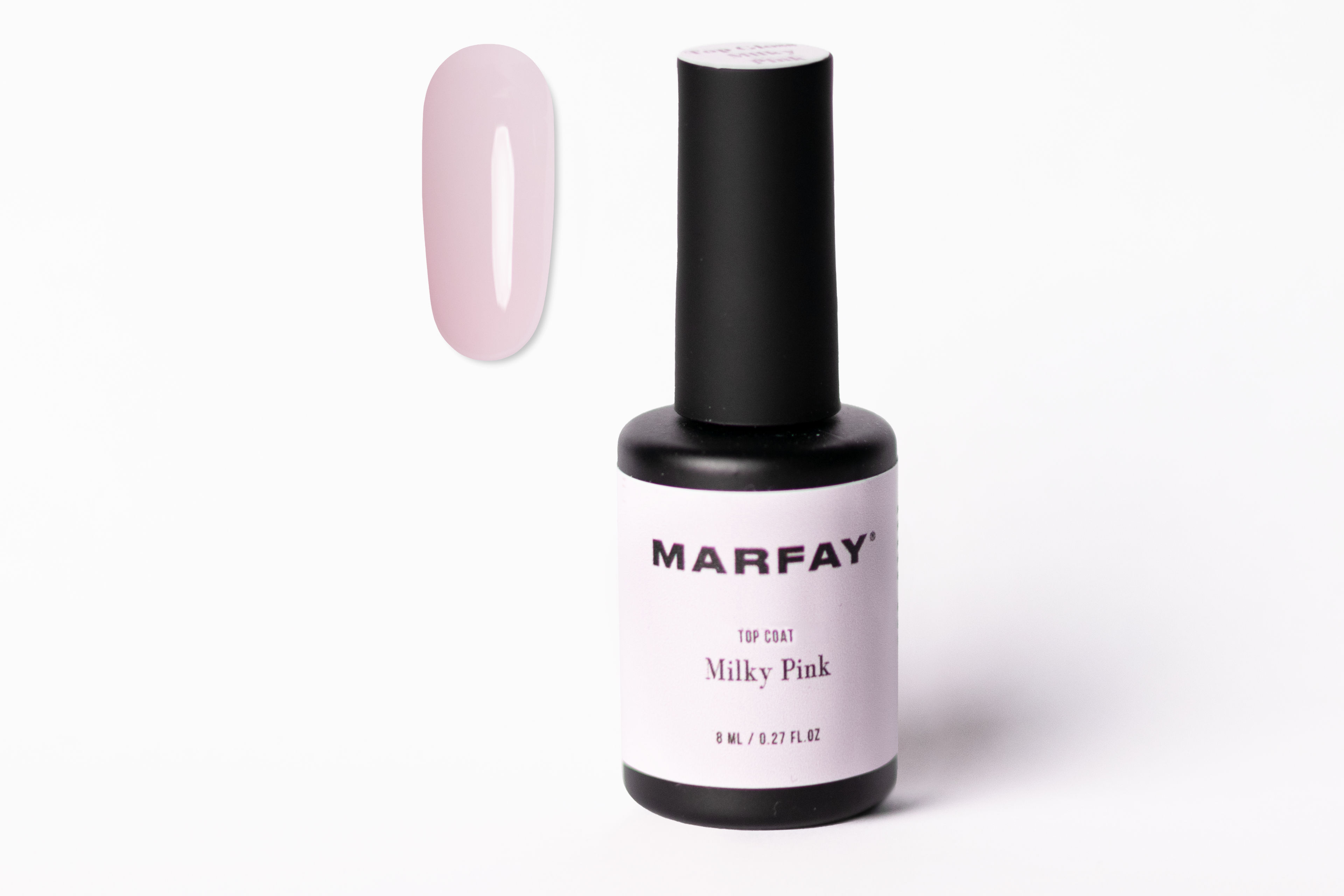 TOP COAT - MILKY PINK